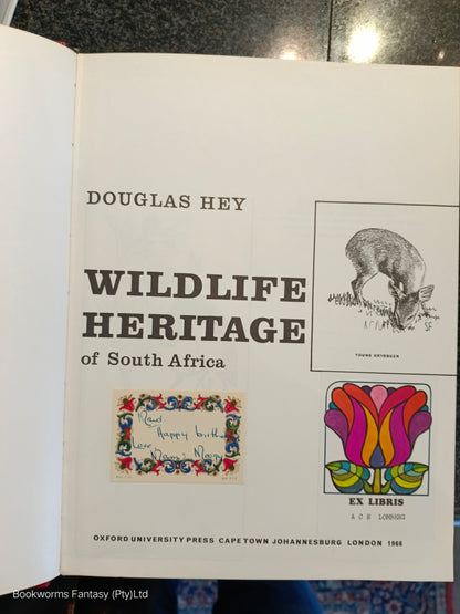 Wildlife Heritage of South Africa by Douglas Hey