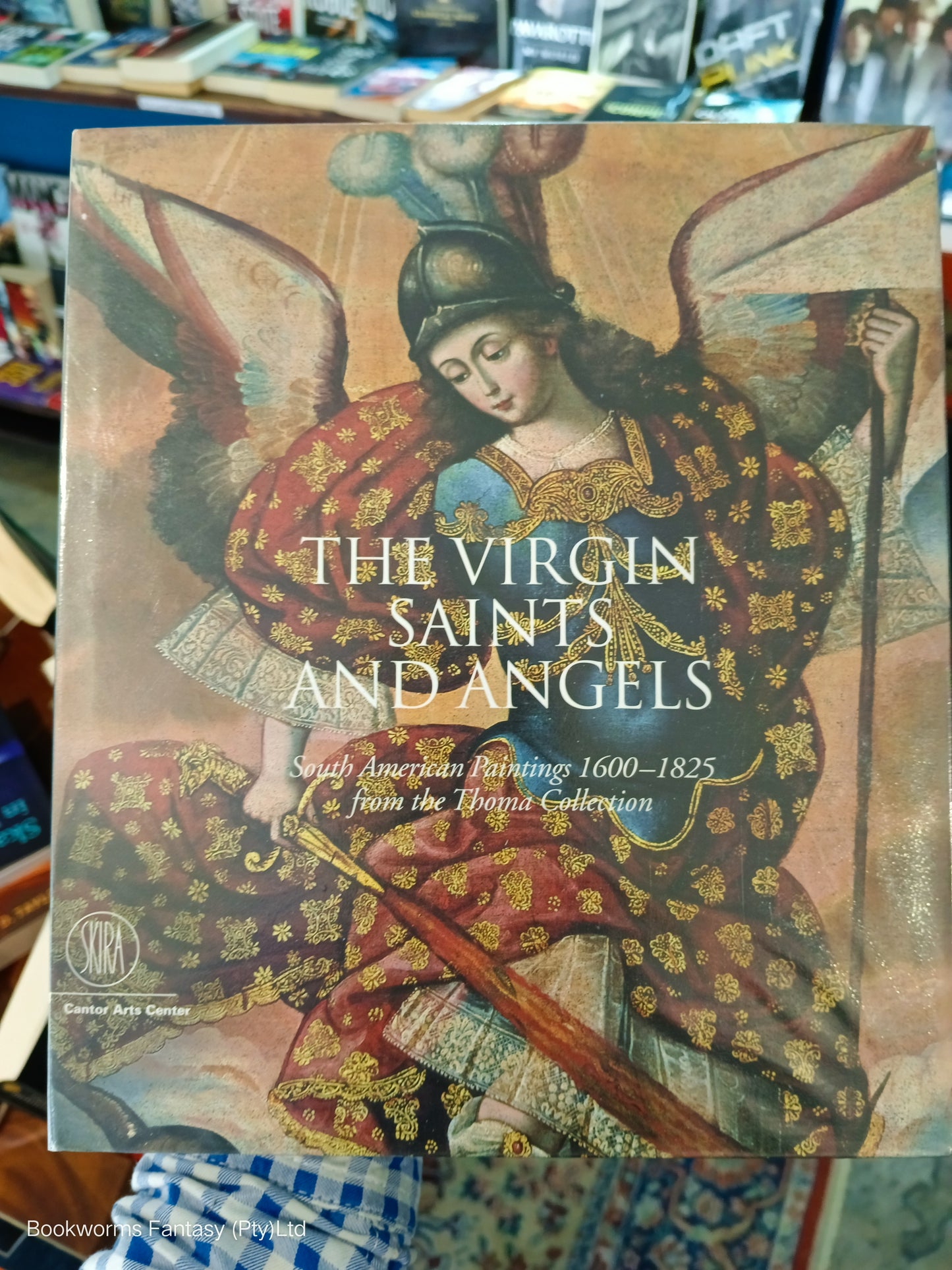 The Virgin, Saints And Angels by Ramón Mujica Pinilla